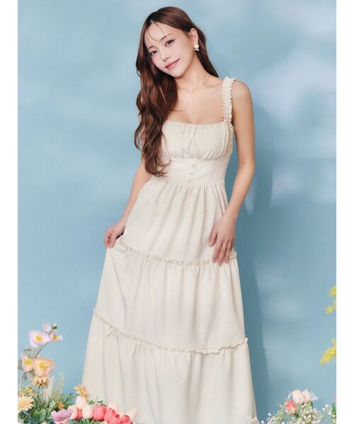 EATME（イートミー）の「ダブルフラワーピアス（ピアス（両耳用）・レディース・ゴールド・FREE）」の4枚目の写真