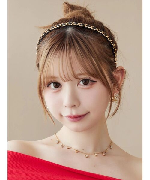 EATME（イートミー）の「ダブルフラワーピアス（ピアス（両耳用）・レディース・ゴールド・FREE）」の11枚目の写真