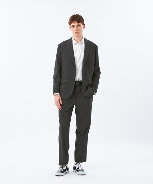 MACKINTOSH PHILOSOPHY(マッキントッシュ フィロソフィー)の「トロッター ジャケット#001(ナンバーワン)エクストラファイントロピカル(テーラードジャケット・メンズ・チャコールグレー/ブラック・38/40)」の3枚目の写真