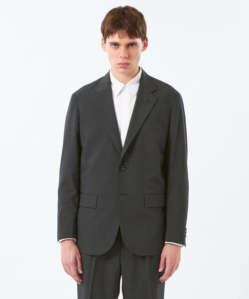 MACKINTOSH PHILOSOPHY(マッキントッシュ フィロソフィー)の「トロッター ジャケット#001(ナンバーワン)エクストラファイントロピカル(テーラードジャケット・メンズ・チャコールグレー/ブラック・38/40)」の5枚目の写真