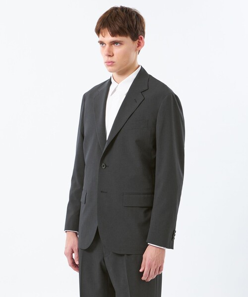 MACKINTOSH PHILOSOPHY(マッキントッシュ フィロソフィー)の「トロッター ジャケット#001(ナンバーワン)エクストラファイントロピカル(テーラードジャケット・メンズ・チャコールグレー/ブラック・38/40)」の6枚目の写真