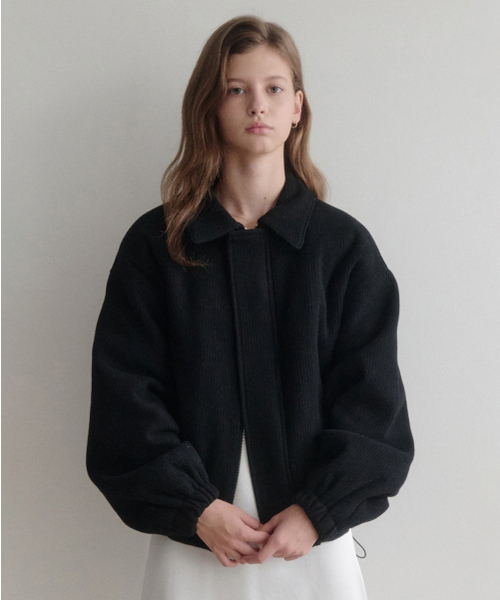 LENAV(ルナブ)の「Les Cashmere パディングジャケット (ブラック)(ダウンジャケット/コート・レディース・その他・FREE)」の1枚目の写真