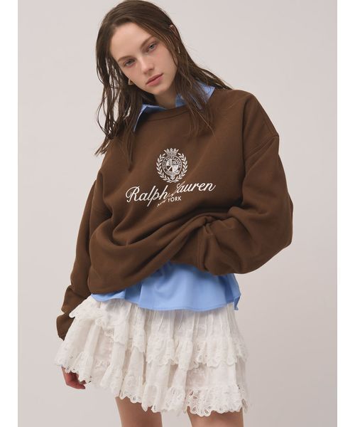 SNIDEL（スナイデル）の「【POLO RALPH LAUREN】スウェット（スウェット・レディース・ブラウン・XS）」の3枚目の写真