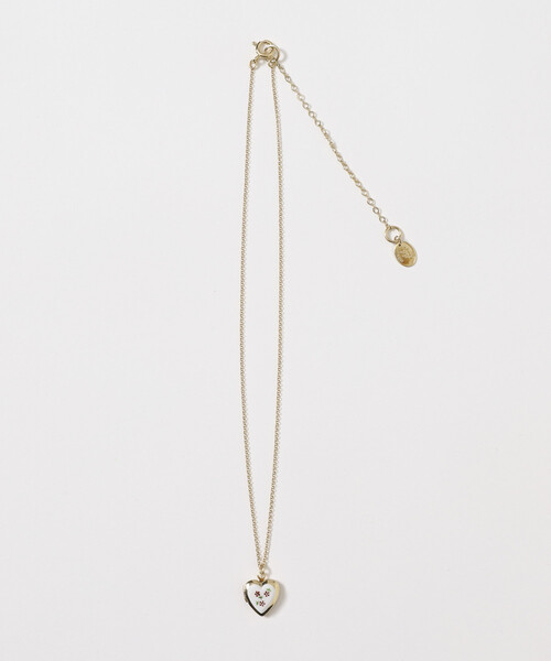 JUNCO Paris(ジュンコパリ)の「Junco Paris/ジュンコパリ vintage porcelain heart necklace / COL26P-FH01 / ヴィンテージ ハートモチーフ ロケット ネックレス(ネックレス・レディース・ブルー/レッド・ONE SIZE)」の13枚目の写真