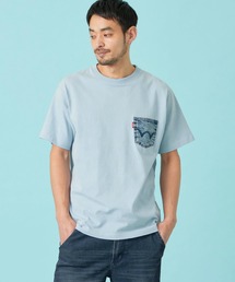 EDWIN（エドウィン）の「EDWIN エドウィン デニムポケット Tシャツ 半袖（Tシャツ/カットソー）」