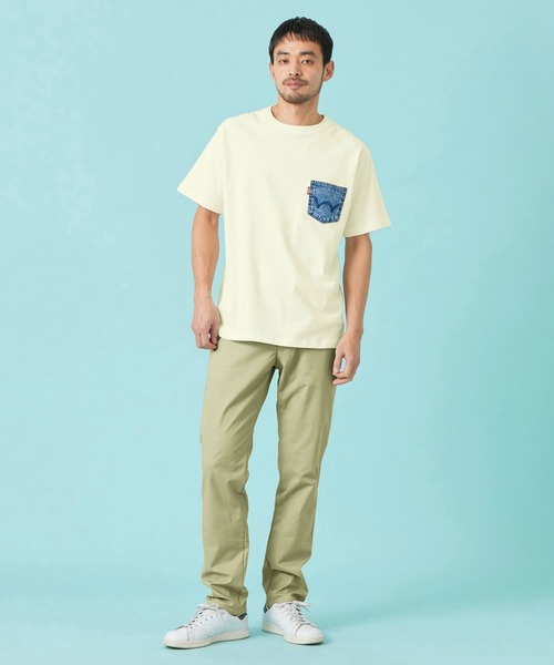EDWIN(エドウィン)の「EDWIN エドウィン デニムポケット Tシャツ 半袖(Tシャツ/カットソー・メンズ・ネイビー/ブルー/アイボリー/ブラック・MEDIUM/LARGE/X-LARGE)」の20枚目の写真
