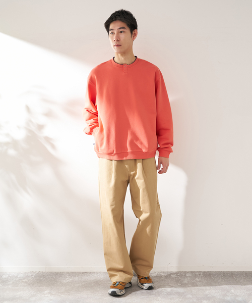 B.C STOCK(ベーセーストック)の「FORHUS ストレートイージーチノ(チノパンツ・メンズ・アイボリー/ベージュ/ネイビー・MEDIUM/LARGE)」の8枚目の写真