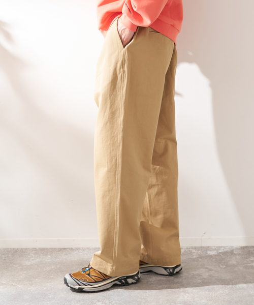 B.C STOCK(ベーセーストック)の「FORHUS ストレートイージーチノ(チノパンツ・メンズ・アイボリー/ベージュ/ネイビー・MEDIUM/LARGE)」の10枚目の写真