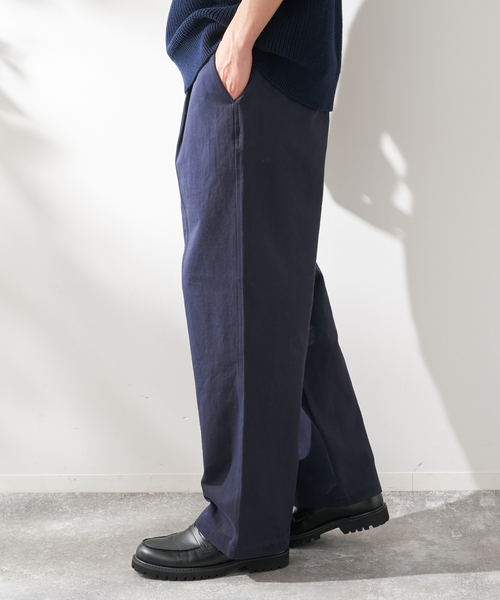 B.C STOCK(ベーセーストック)の「FORHUS ストレートイージーチノ(チノパンツ・メンズ・アイボリー/ベージュ/ネイビー・MEDIUM/LARGE)」の14枚目の写真