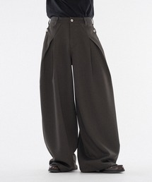 WISH FOR EVER（ウィッシュフォーエバー）の「CROSS TUCK WIDE SLACKS / クロスタックワイドスラックス（スラックス）」
