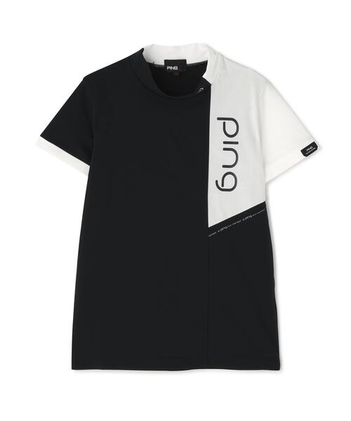 PING(ピン)の「【PING APPAREL】クイックドライバイカラー半袖カノコハイネックカットソー <PERFORMANCE> (LADIES)(Tシャツ/カットソー・レディース・ブラック/ホワイト/ピンク・L/M/LL/S)」の6枚目の写真