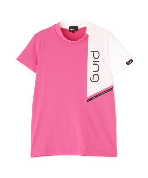 PING(ピン)の「【PING APPAREL】クイックドライバイカラー半袖カノコハイネックカットソー <PERFORMANCE> (LADIES)(Tシャツ/カットソー・レディース・ブラック/ホワイト/ピンク・L/M/LL/S)」の22枚目の写真