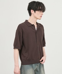 【CIYOT】ドライタッチ コンパクト ニットシャツカーディガン<マシンウォッシャブル>