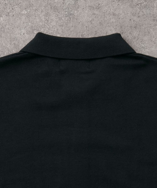CIYOT(シヨウト)の「【CIYOT】ドライタッチ コンパクト ニットシャツカーディガン<マシンウォッシャブル>(シャツ/ブラウス・メンズ・杢グレー/ライトブラック/ダークネイビー/ダークブラウン・S/M/L)」の16枚目の写真