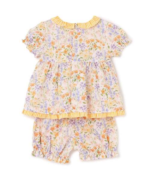 sense of wonder(センスオブワンダー)の「フラワーガーデンベビースーツ(ロンパース・キッズ・ピンク/イエロー・70-80cm)」の3枚目の写真