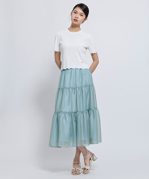 TOCCA(トッカ)の「LITTLE RIPPLES ニットトップス(ニット/セーター・レディース・アイボリー系/ピンク系/ブラック系・SMALL/MEDIUM)」の7枚目の写真