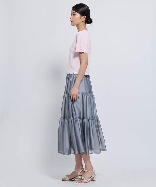 TOCCA(トッカ)の「LITTLE RIPPLES ニットトップス(ニット/セーター・レディース・アイボリー系/ピンク系/ブラック系・SMALL/MEDIUM)」の11枚目の写真