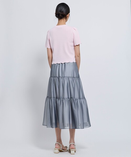 TOCCA(トッカ)の「LITTLE RIPPLES ニットトップス(ニット/セーター・レディース・アイボリー系/ピンク系/ブラック系・SMALL/MEDIUM)」の12枚目の写真