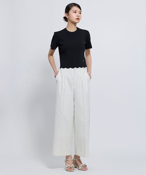 TOCCA(トッカ)の「LITTLE RIPPLES ニットトップス(ニット/セーター・レディース・アイボリー系/ピンク系/ブラック系・SMALL/MEDIUM)」の13枚目の写真