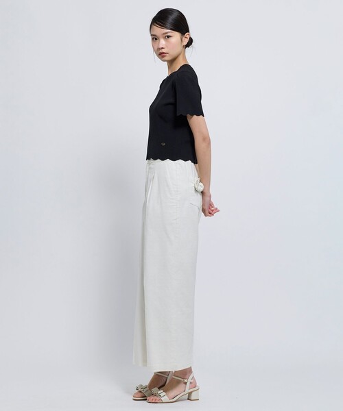 TOCCA(トッカ)の「LITTLE RIPPLES ニットトップス(ニット/セーター・レディース・アイボリー系/ピンク系/ブラック系・SMALL/MEDIUM)」の14枚目の写真