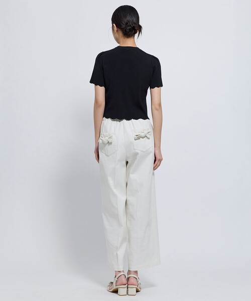TOCCA(トッカ)の「LITTLE RIPPLES ニットトップス(ニット/セーター・レディース・アイボリー系/ピンク系/ブラック系・SMALL/MEDIUM)」の15枚目の写真