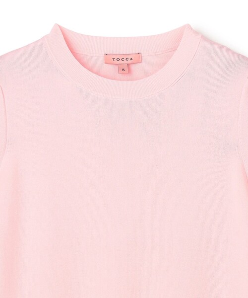 TOCCA(トッカ)の「LITTLE RIPPLES ニットトップス(ニット/セーター・レディース・アイボリー系/ピンク系/ブラック系・SMALL/MEDIUM)」の20枚目の写真