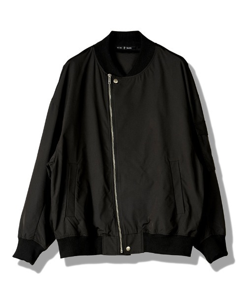 NO ID.（ノーアイディ）の「mj11497- ﾗｲﾀﾞｰｽBIG-MA-1-BLZ  ＭＡ-１ブルゾン(458006-456B)（MA-1・メンズ・ブラック/ブラック系その他・ONE SIZE）」の14枚目の写真