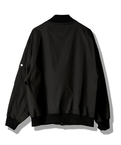 NO ID.（ノーアイディ）の「mj11497- ﾗｲﾀﾞｰｽBIG-MA-1-BLZ  ＭＡ-１ブルゾン(458006-456B)（MA-1・メンズ・ブラック/ブラック系その他・ONE SIZE）」の15枚目の写真