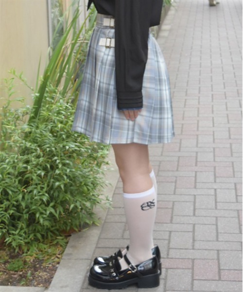 axes femme(アクシーズファム)の「ベルト×プリーツスカパン(その他パンツ・レディース・グレー/クリーム/ブラック・FREE)」の5枚目の写真