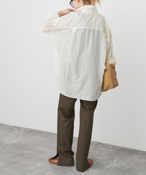 Spick & Span（スピックアンドスパン）の「《追加》スリットイージーパンツ（スラックス・レディース・ブラック系その他・40/38/36）」の15枚目の写真