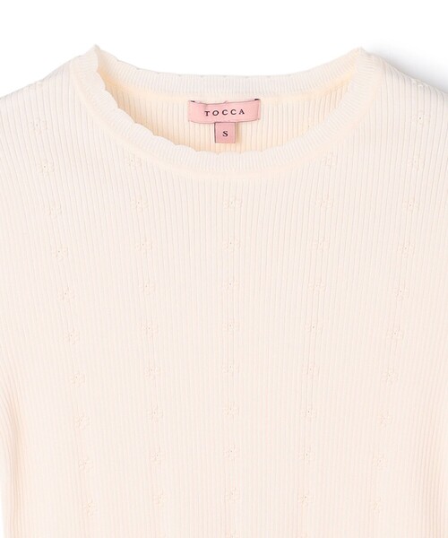 TOCCA(トッカ)の「STELLA BREEZE KNIT プルオーバー(ニット/セーター・レディース・ブラック系/ブルー系/アイボリー系・SMALL/MEDIUM)」の21枚目の写真