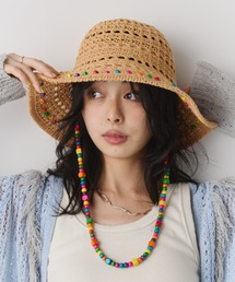 Unitage（ユニテージ）の「ビーズデザインサマーハット（ハット）」