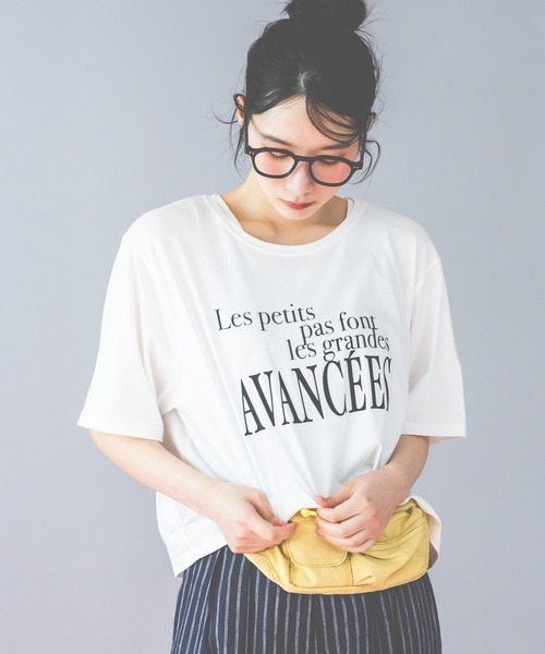 niko and...(ニコアンド)の「2WAYチュールレイヤーTシャツ(Tシャツ/カットソー・レディース・オフホワイト/ブラック/ホワイト・MEDIUM/LARGE)」の17枚目の写真