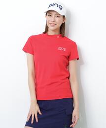 PING（ピン）の「【PING APPAREL】PEカノコ半袖ハイネックシャツ（Tシャツ/カットソー）」