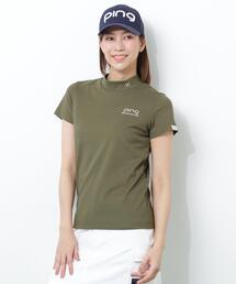 PING（ピン）の「【PING APPAREL】PEカノコ半袖ハイネックシャツ（Tシャツ/カットソー）」