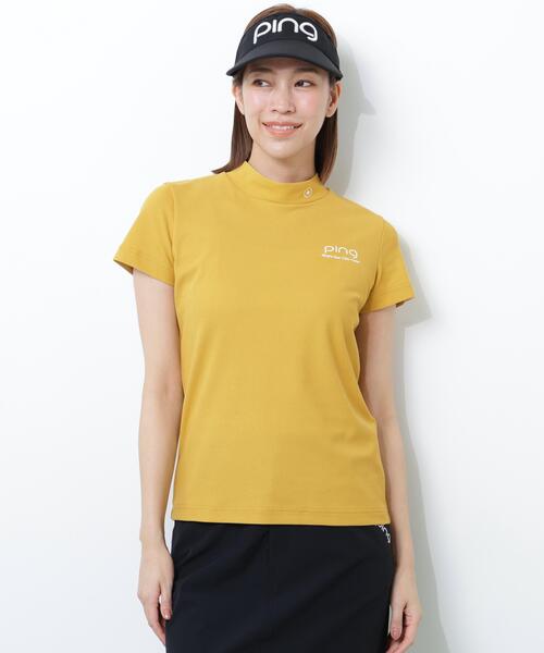 セール】【PING APPAREL】PEカノコ半袖ハイネックシャツ（Tシャツ