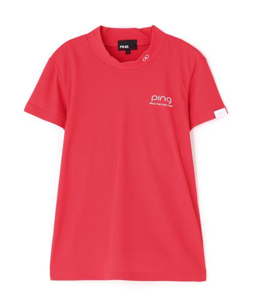 PING(ピン)の「【PING APPAREL】PEカノコ半袖ハイネックシャツ(Tシャツ/カットソー・レディース・ブラック/ホワイト/グレー/カーキ/オレンジ/イエロー/ブルー/ピンク/レッド/ブラウン・LL/M/S/L)」の17枚目の写真
