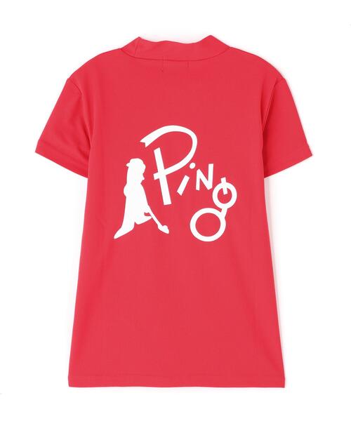 PING(ピン)の「【PING APPAREL】PEカノコ半袖ハイネックシャツ(Tシャツ/カットソー・レディース・ブラック/ホワイト/グレー/カーキ/オレンジ/イエロー/ブルー/ピンク/レッド/ブラウン・LL/M/S/L)」の18枚目の写真