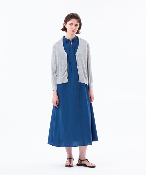 MACKINTOSH PHILOSOPHY(マッキントッシュ フィロソフィー)の「【WEB&一部店舗限定】【Heavenly Sheer Knit】ドルマンカーディガン(カーディガン/ボレロ・レディース・ダークネイビー/ライトイエロー/グレー系その他/ブルー・38)」の5枚目の写真
