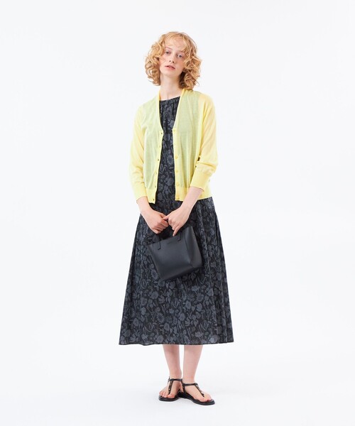 MACKINTOSH PHILOSOPHY(マッキントッシュ フィロソフィー)の「【WEB&一部店舗限定】【Heavenly Sheer Knit】ドルマンカーディガン(カーディガン/ボレロ・レディース・ダークネイビー/ライトイエロー/グレー系その他/ブルー・38)」の8枚目の写真