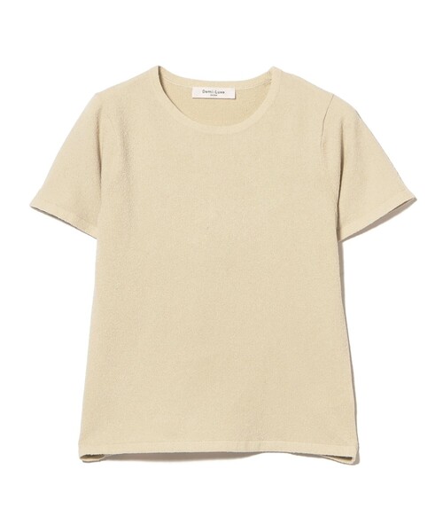 Demi-Luxe BEAMS（デミルクス ビームス）の「【8/6値下げ】ブークレ クルーネック Tシャツ（ニット/セーター・レディース・ブラウン/オレンジ/グリーン系その他・ONE SIZE）」の6枚目の写真
