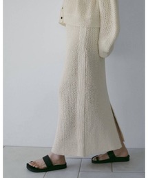 anuke（アンヌーク）の「Crochet Knit Skirt 62610804（スカート）」