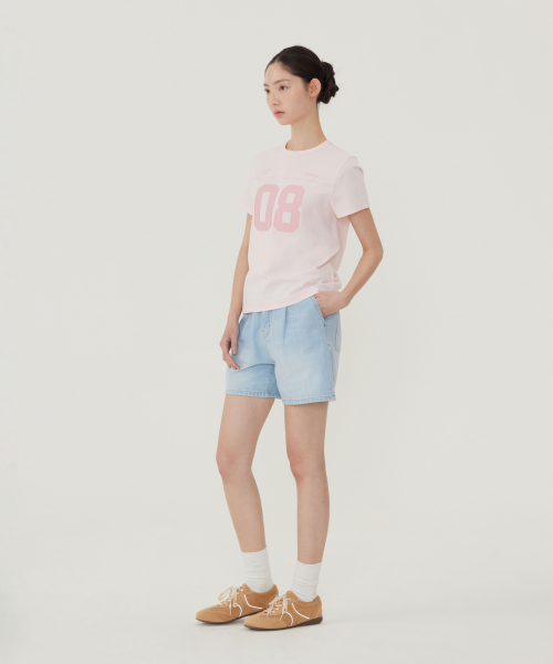 COVERNAT WOMAN(カバーナットウーマン)の「ウーマンナンバーロゴTシャツピンク(Tシャツ/カットソー・レディース・その他・WM/WS)」の5枚目の写真