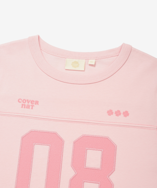 COVERNAT WOMAN(カバーナットウーマン)の「ウーマンナンバーロゴTシャツピンク(Tシャツ/カットソー・レディース・その他・WM/WS)」の7枚目の写真