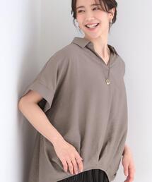 SHOO・LA・RUE | 【ひんやり/S-LL/洗濯機可】インせず着られる 裾タック スキッパーシャツ(シャツ/ブラウス)