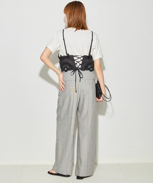 journal standard L'essage（ジャーナルスタンダードレサージュ）の「《追加》MAURIZIO MYKONOS/マウリツィオ ミコノス TOP：ブラウス W08560781（シャツ/ブラウス・レディース・ブラック/ホワイト・MEDIUM）」の5枚目の写真