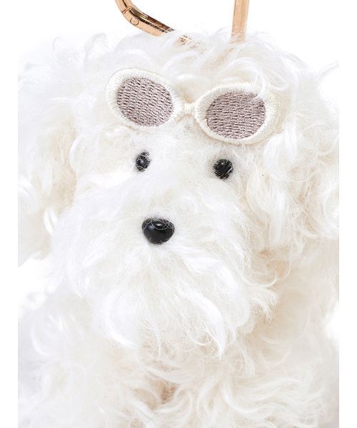 gelato pique(ジェラートピケ)の「ファッションCATS&DOGSチャーム(キーケース/キーアクセサリー・レディース・ベージュ/オフホワイト・F)」の6枚目の写真