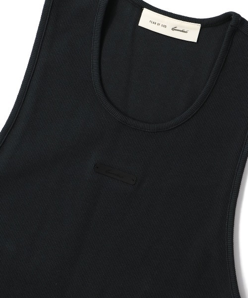 FOG ESSENTIALS(エフオージーエッセンシャルズ)の「ESSENTIALS RIB TANK エッセンシャルズ リブタンク(タンクトップ・メンズ・ブラック・MEDIUM/SMALL)」の7枚目の写真