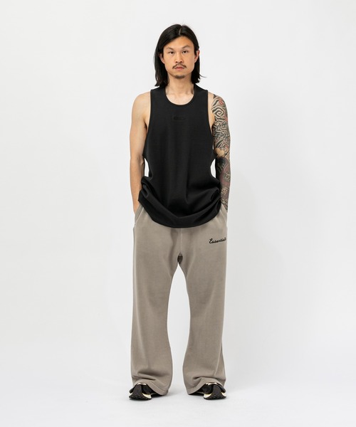 FOG ESSENTIALS(エフオージーエッセンシャルズ)の「ESSENTIALS RIB TANK エッセンシャルズ リブタンク(タンクトップ・メンズ・ブラック・MEDIUM/SMALL)」の2枚目の写真