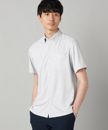 COMME CA MEN（コムサメン）の「【市松柄】ジャカードジャージー 半袖ドレスシャツ（シャツ/ブラウス）」